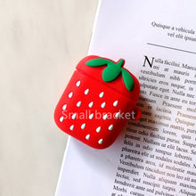 Load image into Gallery viewer, Silicone Stitch Cartoon Cover for Apple Airpods

